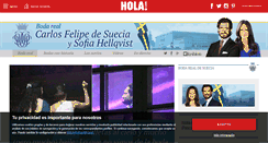Desktop Screenshot of bodasreales.hola.com