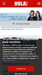 Mobile Screenshot of bodasreales.hola.com