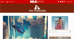 Desktop Screenshot of mascotas.hola.com