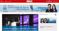 Desktop Screenshot of bodasreales-origin.hola.com