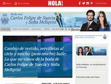 Tablet Screenshot of bodasreales-origin.hola.com