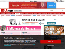 Tablet Screenshot of biblioteca.hola.com